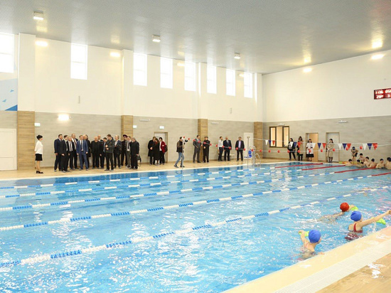 В Абинском районе открыли спорткомплекс с бассейном