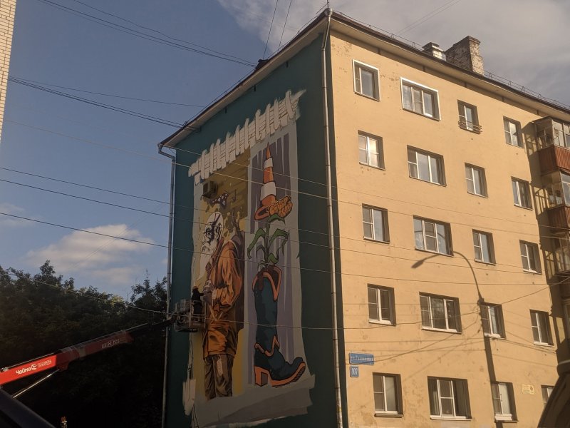 Картины на домах