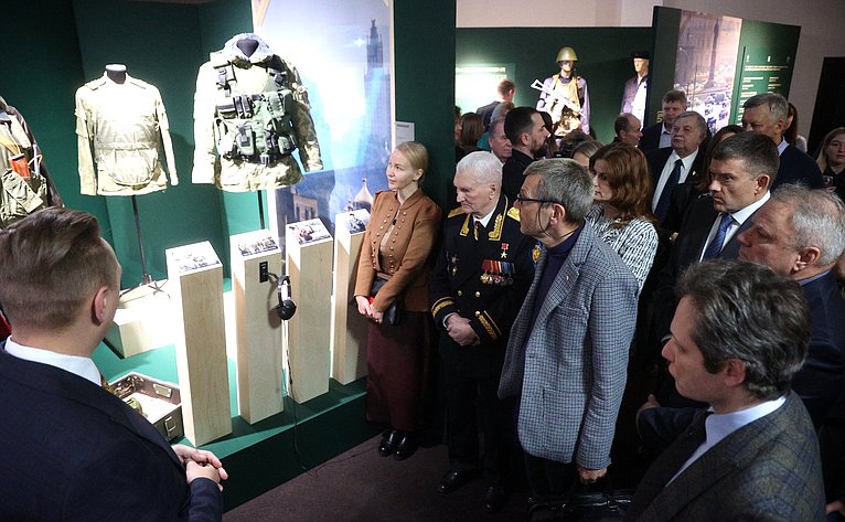 Николай Журавлёв принял участие в церемонии открытия выставки «Группа «Альфа». Первые полвека» в Музее современной истории России