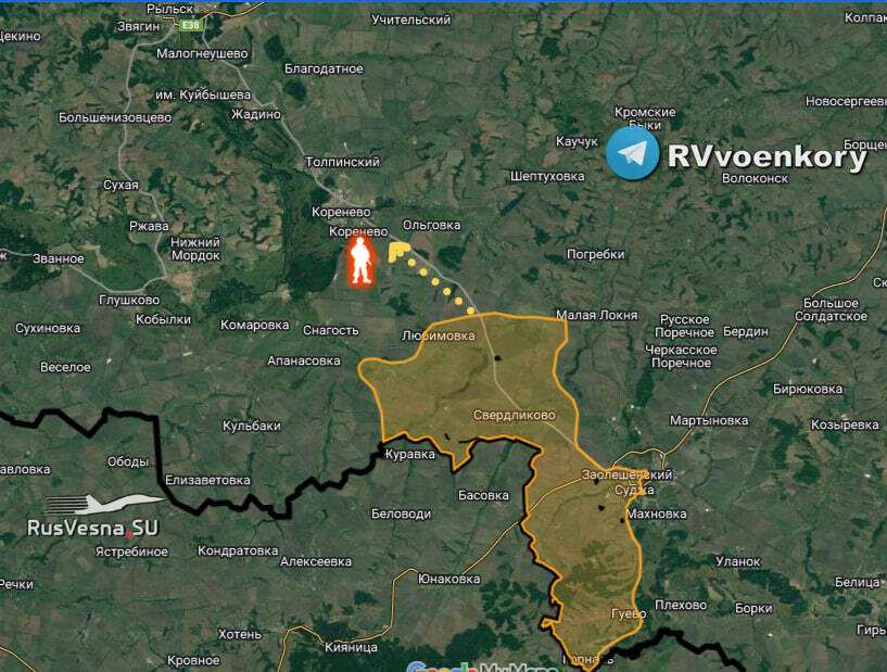 «Космонавты» остановили врага, наступающего на Коренево в Курской области (КАРТА) | Русская весна