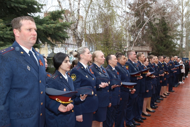 В омском УФСИН состоялась торжественная церемония принятия Присяги молодыми сотрудниками УИС