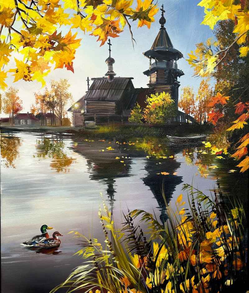 Temple by the Lake