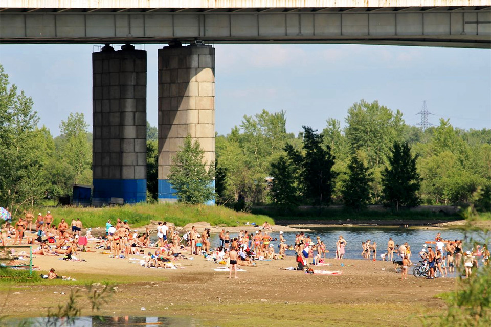 Где можно купаться в красноярске