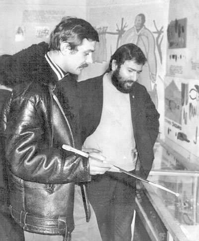 Никита Михалков и Зорий Балаян в музее Паланы