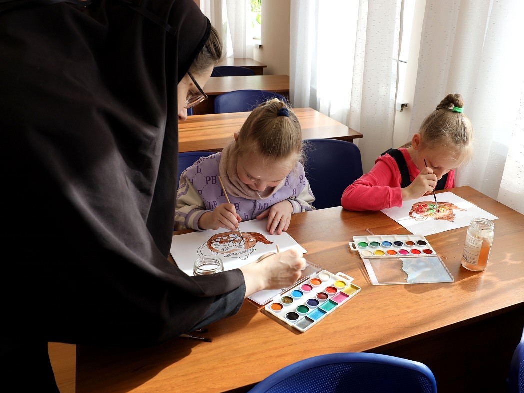 В Николо-Сольбинском монастыре Переславской епархии состоялся профориентационный мастер-класс для школьников