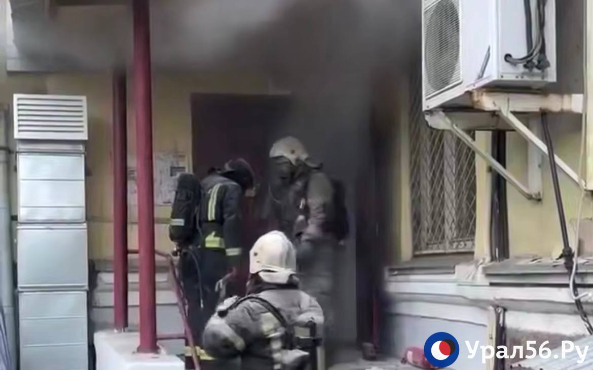 На месте пожара