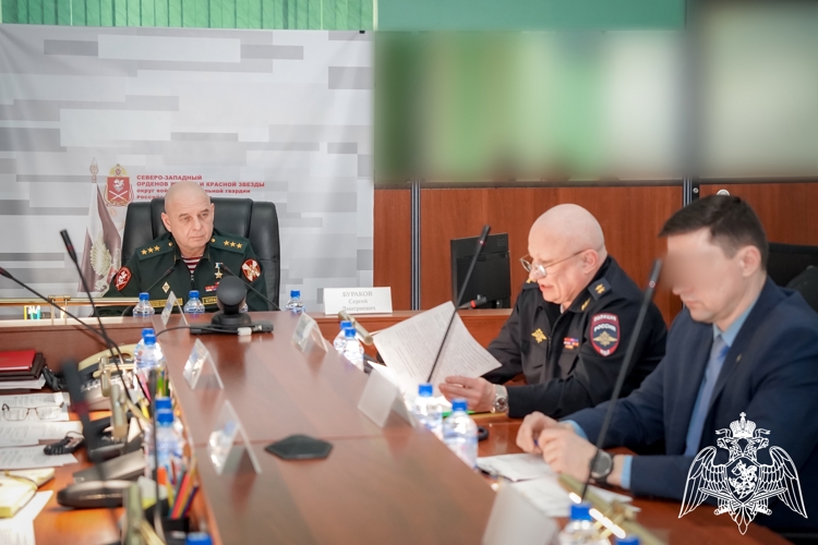 Начальник Управления Росгвардии по Республике Коми принял участие в заседании оперативного штаба Северо-Западного округа Росгвардии