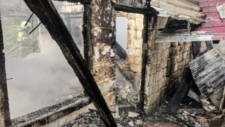 В Инкермане вспыхнул одноэтажный частный дом