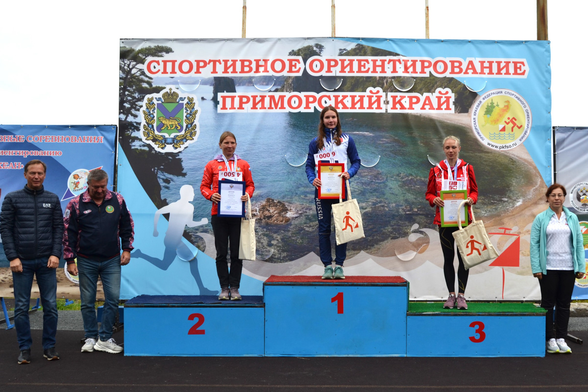 Ольга Шмайлова в Приморском крае. Фото Е. Хлебодарова. https://pkfso.ru/competition/chempionat-rossii-po-sportivnomu-orientirovaniyu-02-10-07-10-2024/]