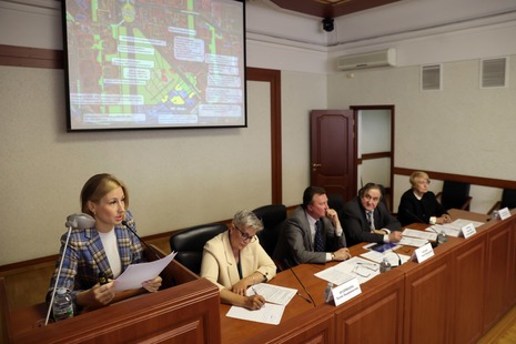 На заседании Общественного совета Московского района обсудили благоустройство парков и строительство новых социально-значимых объектов