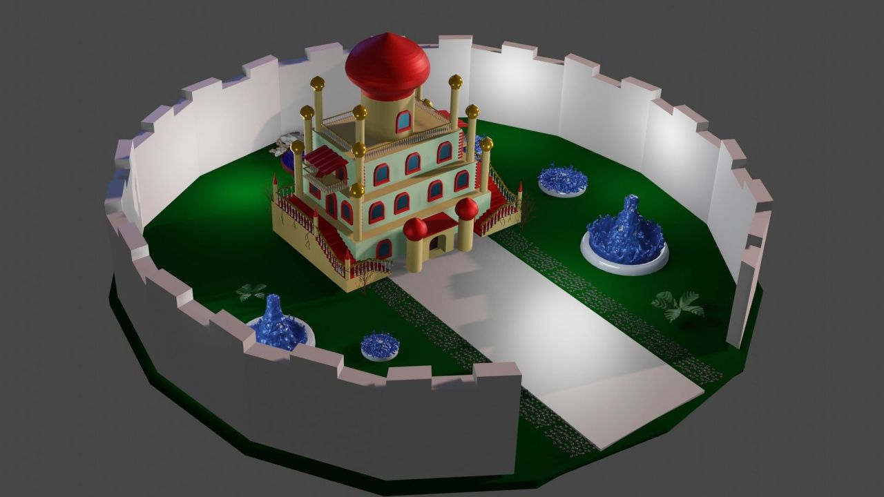 3d модели дворцов