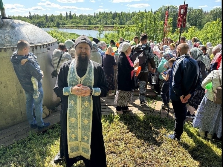 В Балезинском районе открыли для посещений святой источник преподобного Трифона Вятского