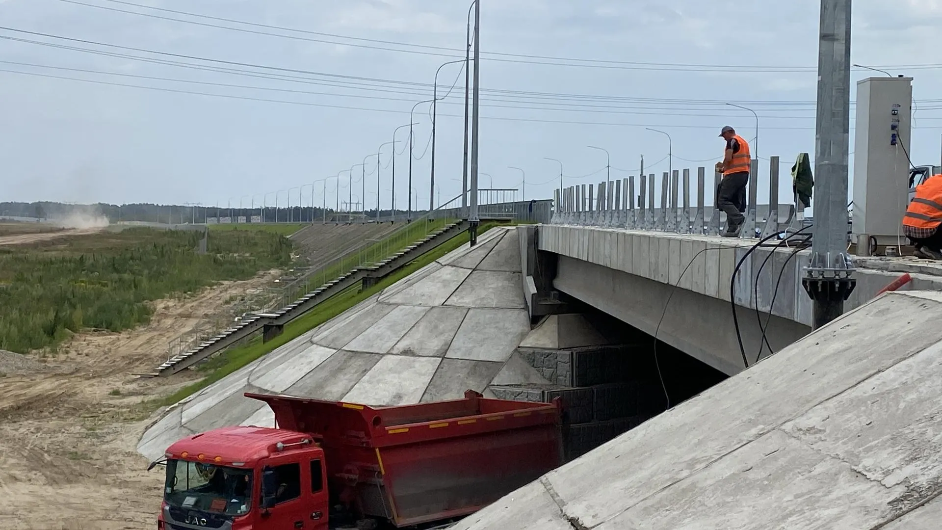 Строительство новой федеральной автотрассы М-12 «Москва-Казань» близко к завершению