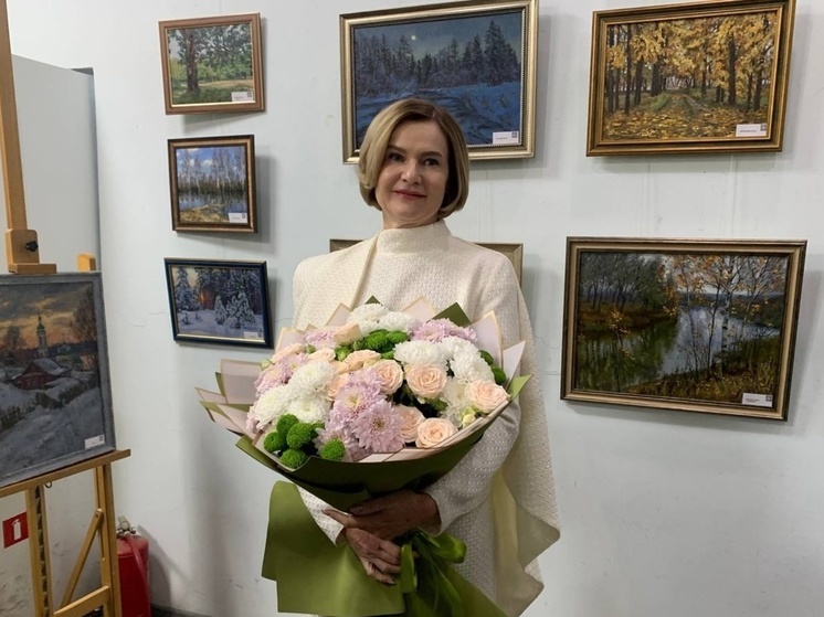 Курская художница-математик Елена Амерева представила первую выставку