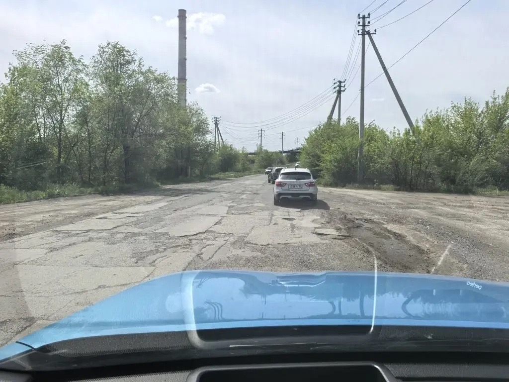 От Новотроицка до Аккермановки разбита единственная дорога