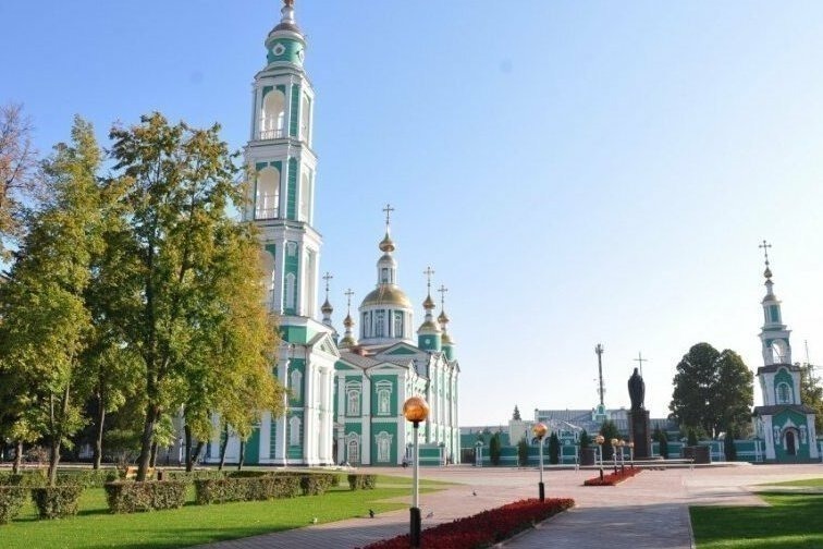Спасо Преображенский собор Тамбов внутри