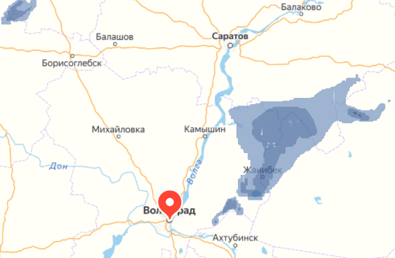 Карта осадков иловля волгоградская область