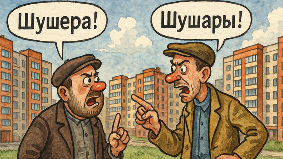 Слово шушера, поселок Шушары