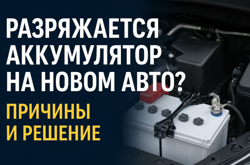 Новый аккумулятор сел — это нормально? Ответ экспертов 1akb.by
