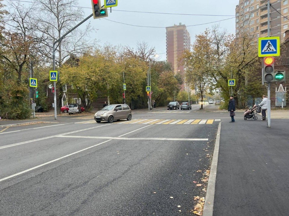 Ремонт улицы Главной завершили в Балашихе