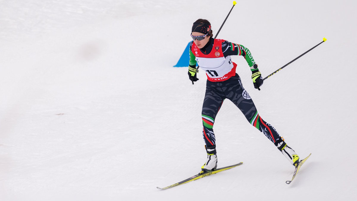 Российская лыжница Дарья Непряева