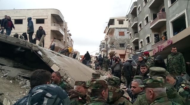 Ликвидация последствий разрушительного землетрясения в Сирии