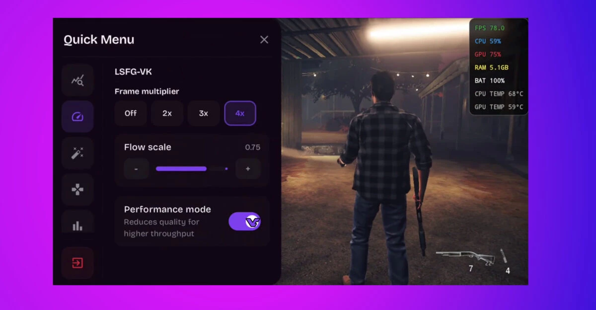 Мульти генерация кадров на Android теперь работает в любых Windows-играх через GameNative