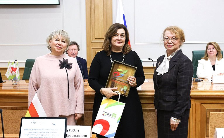 Награждение лидеров всероссийской акции «Добровольцы — детям»