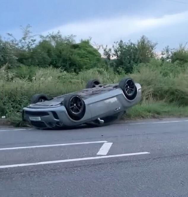 Одна из самых дорогих аварий Великобритании