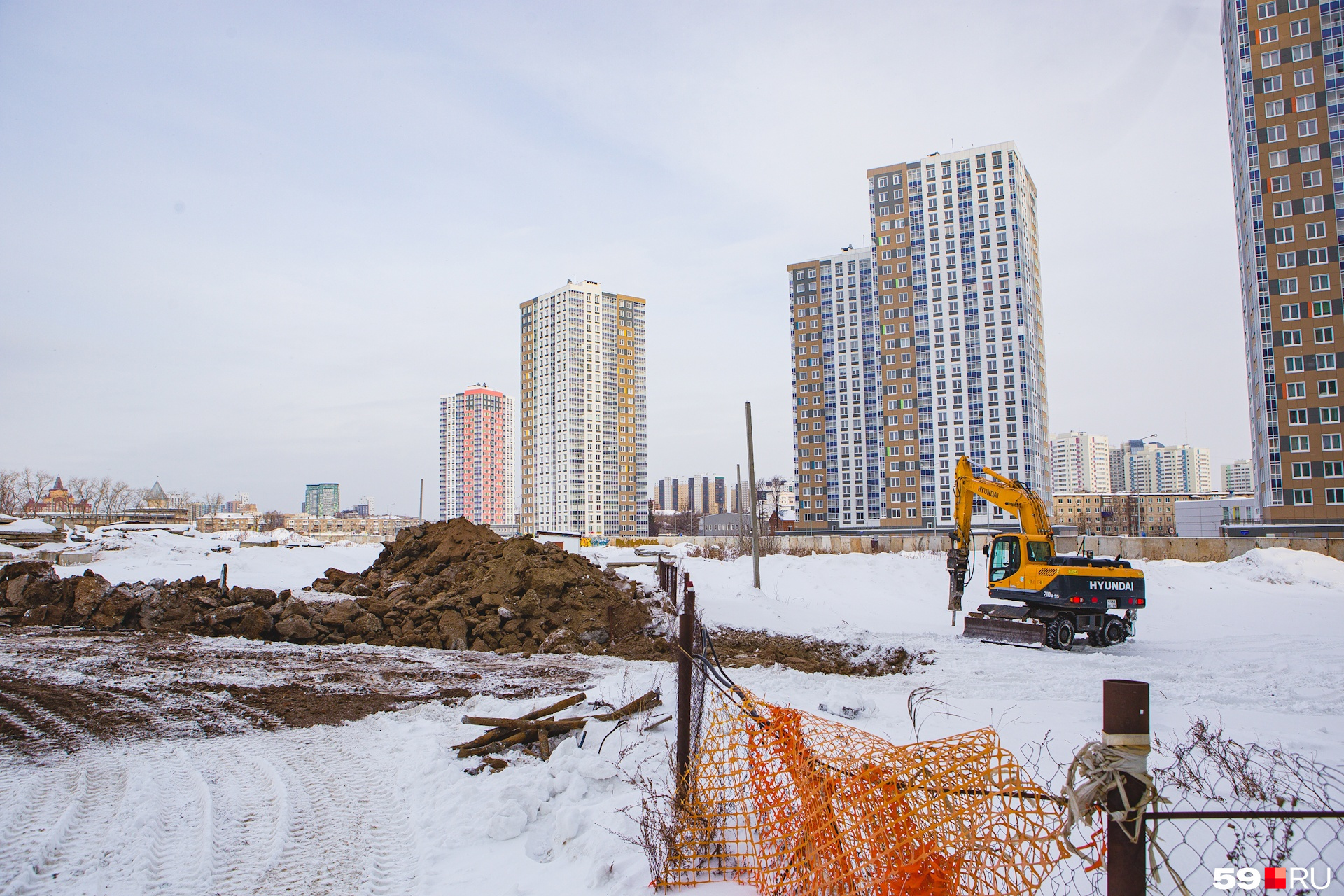 Строительство нового поселка. ЖК Арсенал.