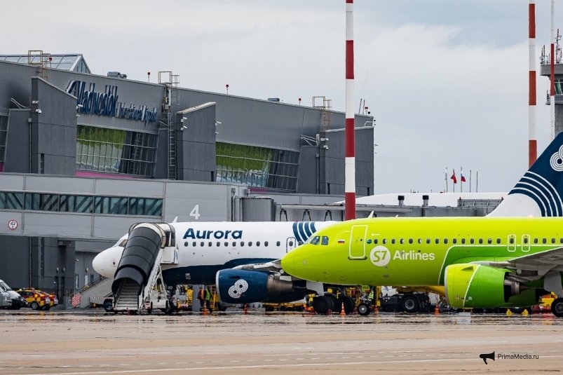 Самолёты в аэропорту Владивостока Илья Аверьянов, ИА PrimaMedia