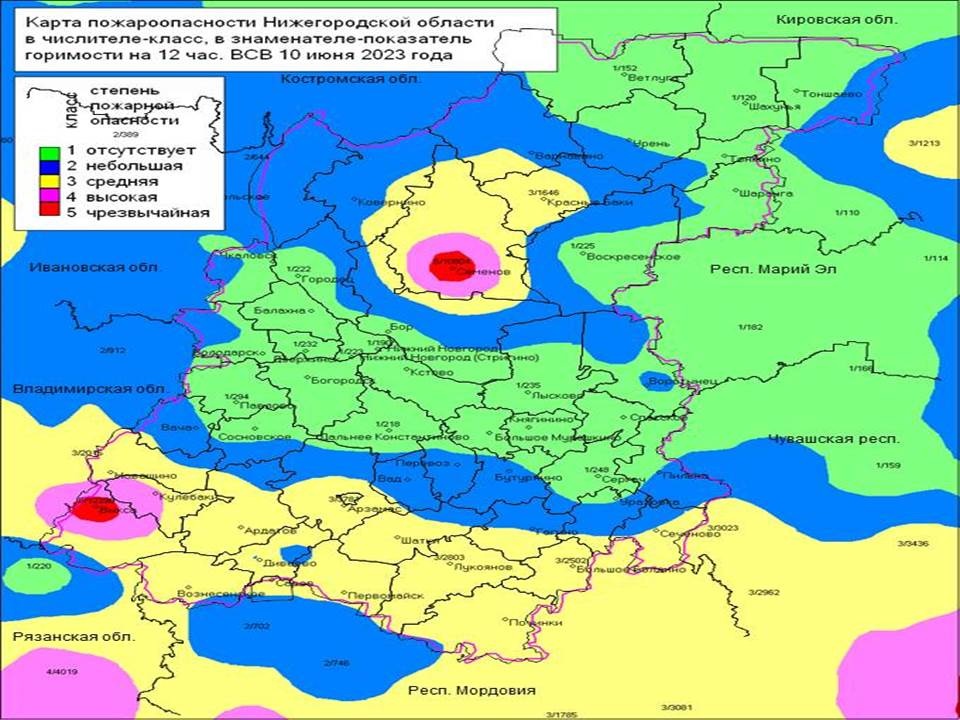 Карта осадков кулебаки нижегородской области