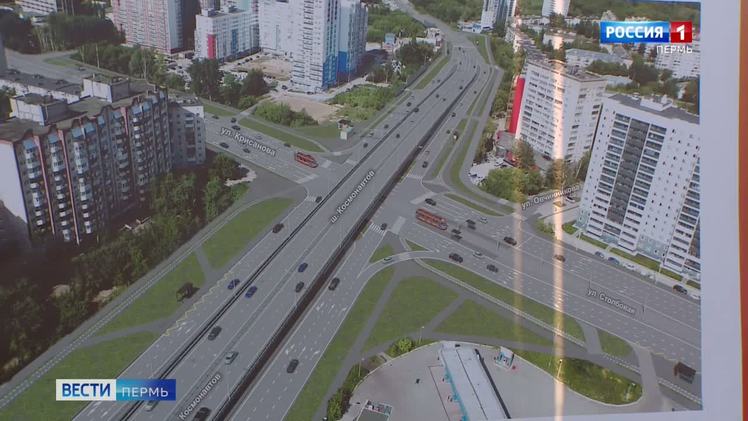 Проект нового моста в перми по улице крисанова