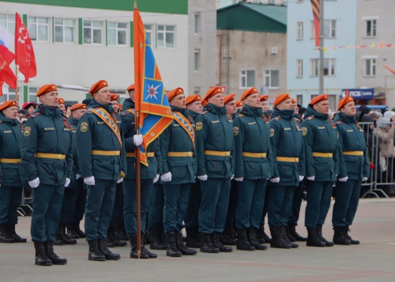 🔥Сотрудники МЧС России приняли участие в Параде Победы