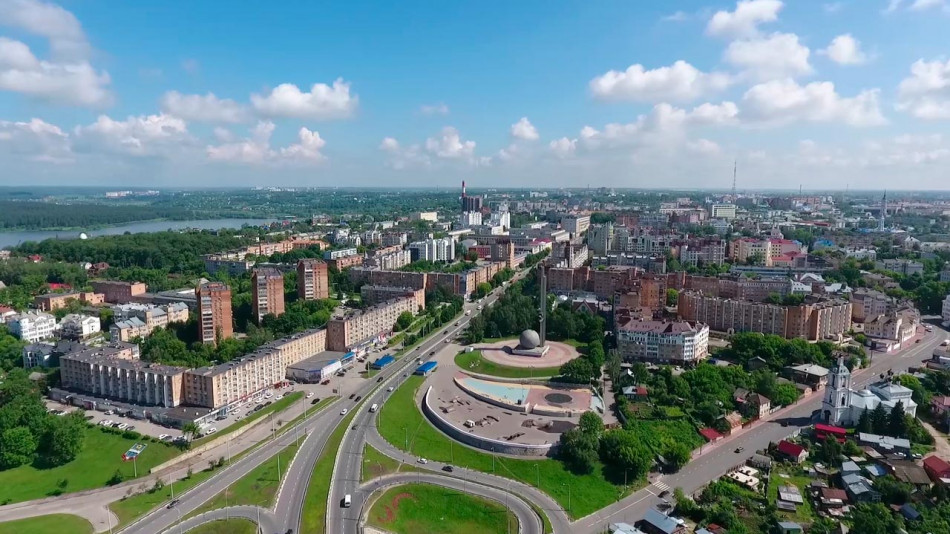 Калуга фото города дома Kaluga Region celebrates the 79th anniversary from the date of educations Region