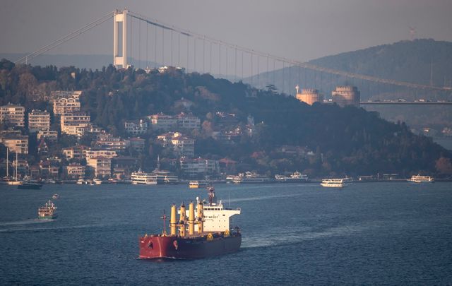 Движение судов в Босфоре остановлено из-за тумана