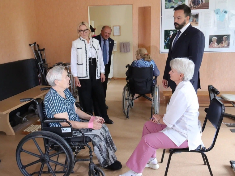 В Куйбышевском доме-интернате выполнено более половины запланированных ремонтных работ