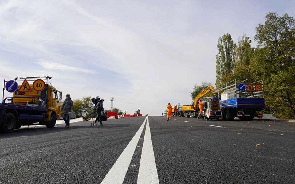 Завершены ремонтные работы на автодороге «обход Воронежа» в Семилукском районе