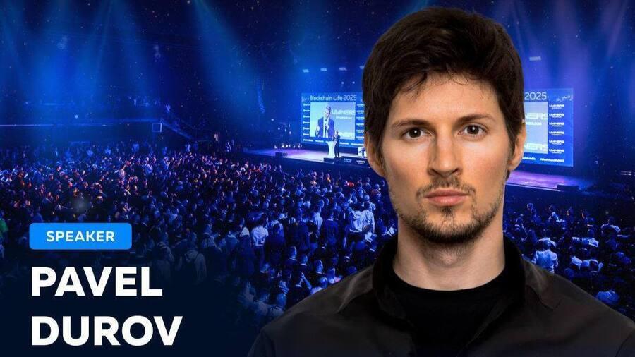 29 октября Павел Дуров выступит на Blockchain Life 2025 в Дубае