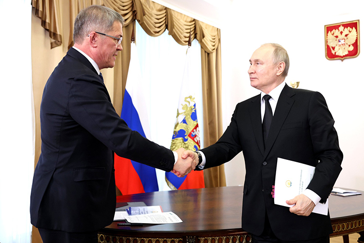 Радий Хабиров, глава Башкортостана, тоже благодарит главу государства за внимание к республике