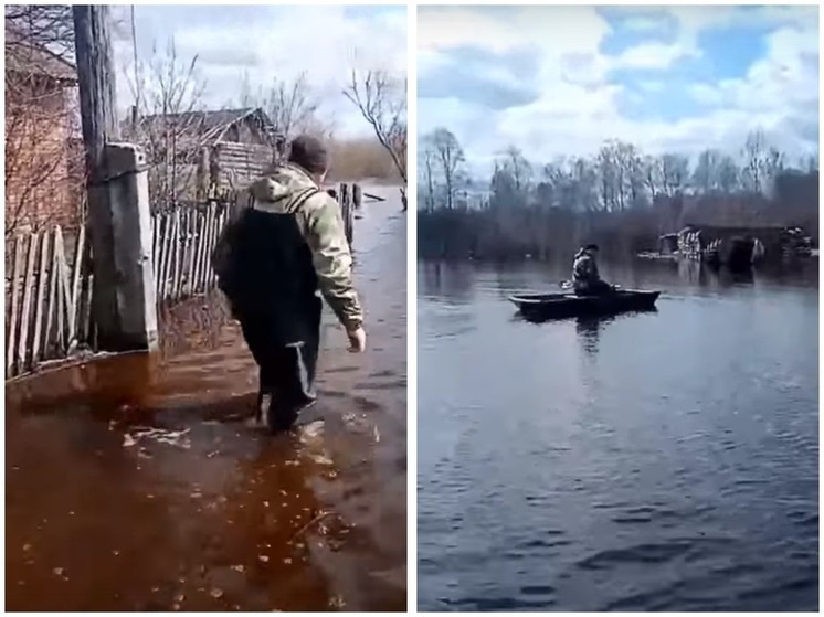 В Омской области топит Муромцевский район