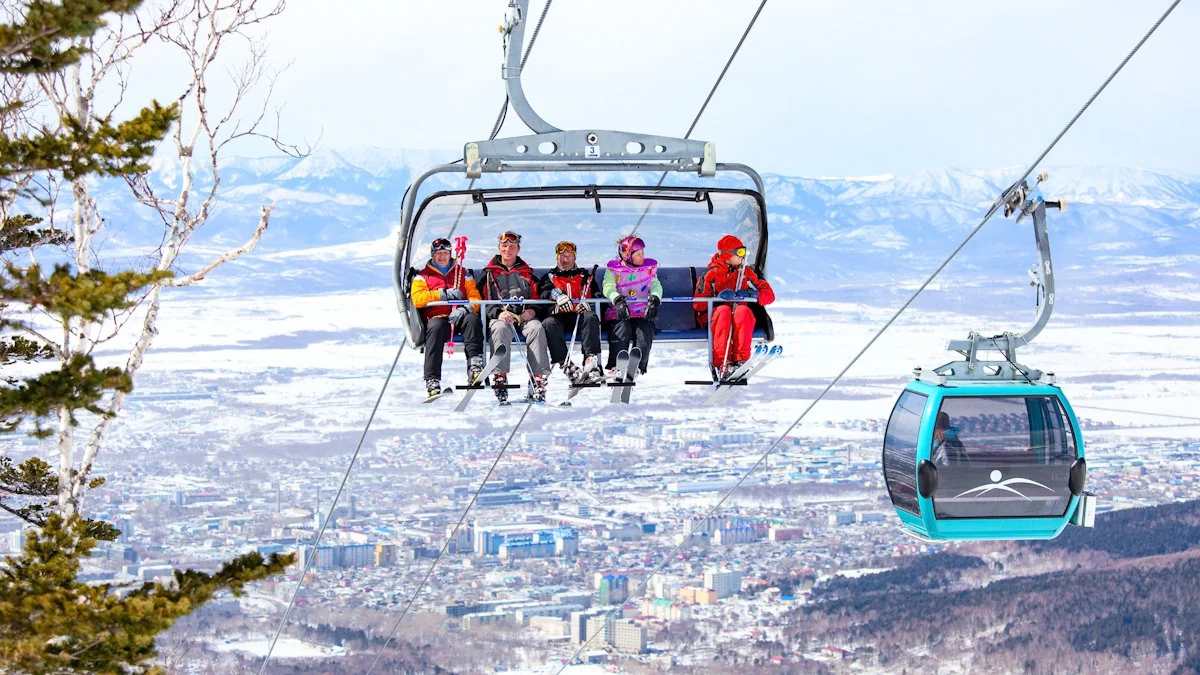 Зимний курорт на Сахалине