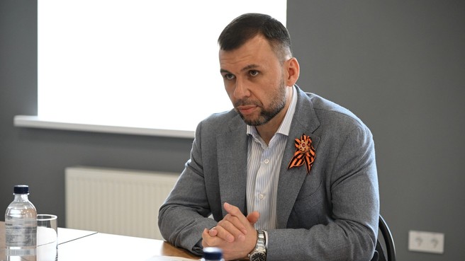 Глава Донецкой Народной Республики Денис Пушилин