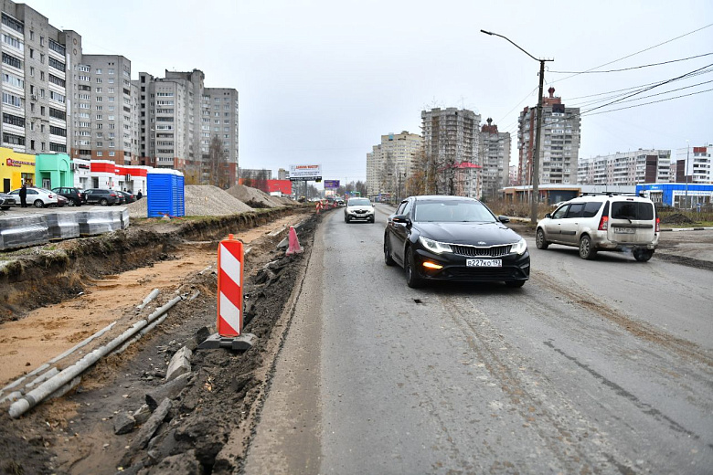 В Ярославле ремонт участка проспекта Машиностроителей хотят завершить до сентября