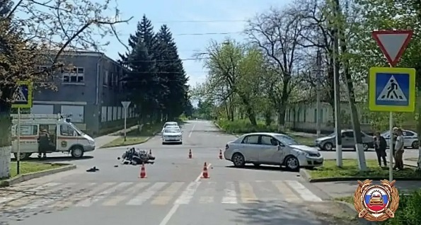 Мотоциклист пострадал в ДТП в Георгиевске