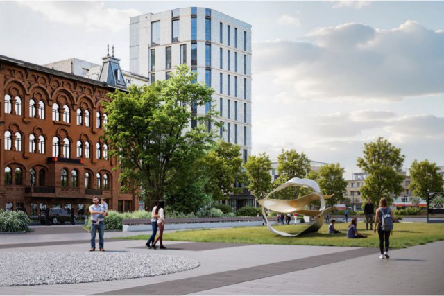 «Сквер-трансформер»: каким будет новое общественное пространство на улице Краснооктябрьской в Калининграде