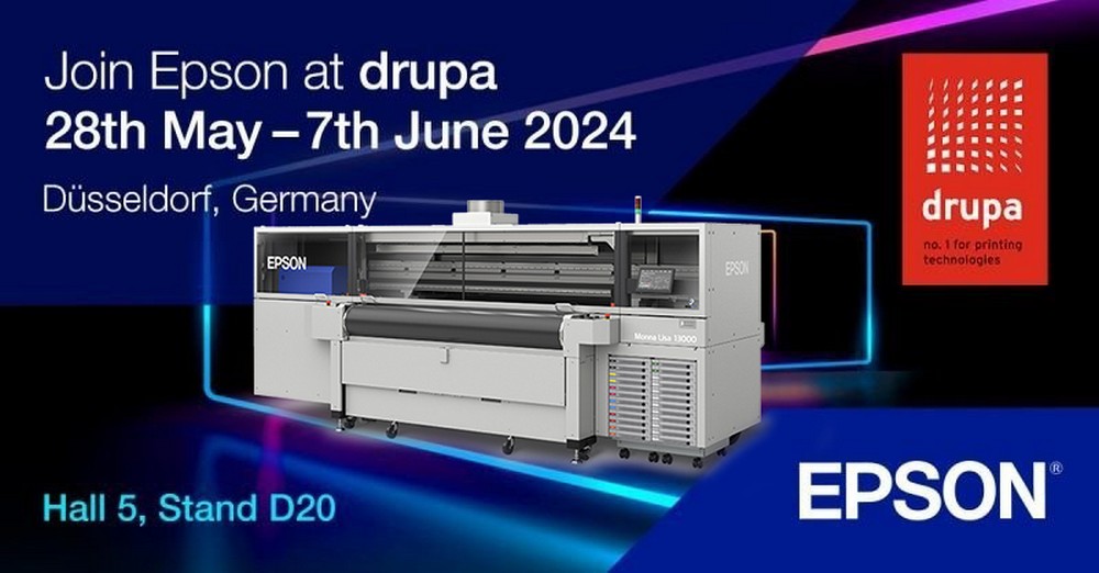 Drupa 2024: Epson демонстрирует текстильный принтер Monna Lisa ML-13000 с одноэтапной печатью пигментными чернилами на ткани