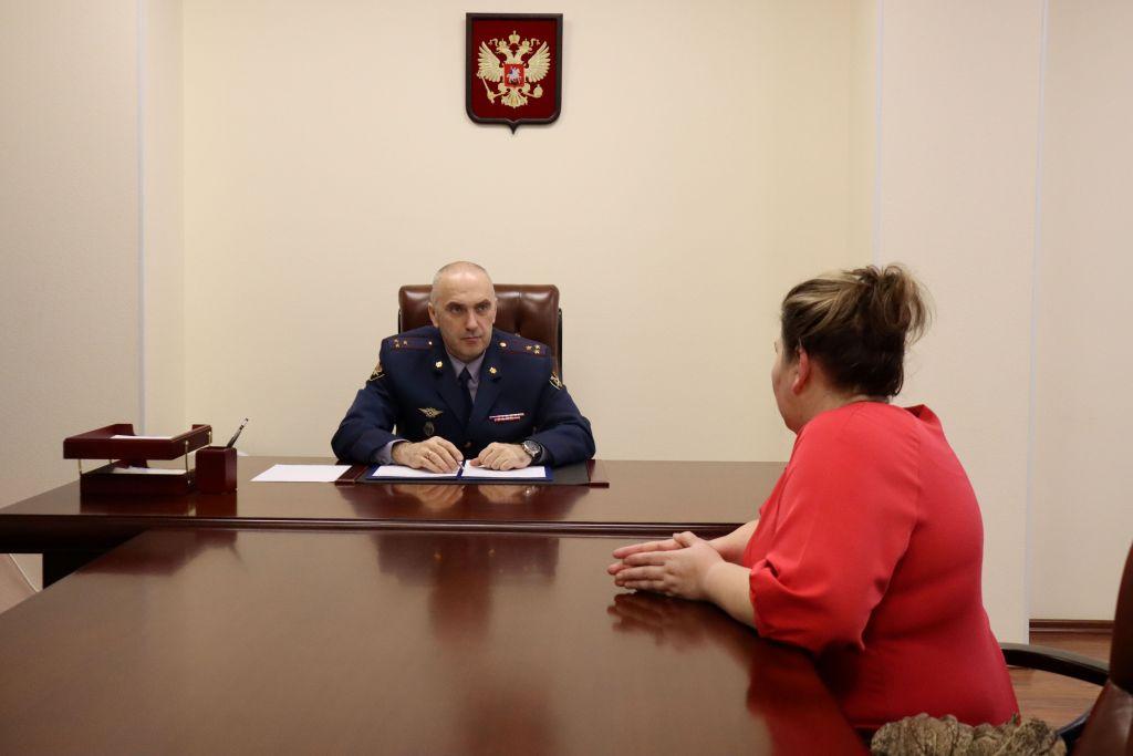 Начальник УФСИН России по Мурманской области провел прием граждан в приёмной Президента РФ