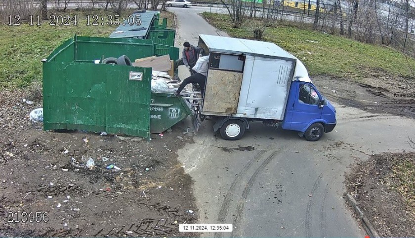 В Красногорске пресекают несанкционированный сброс мусора