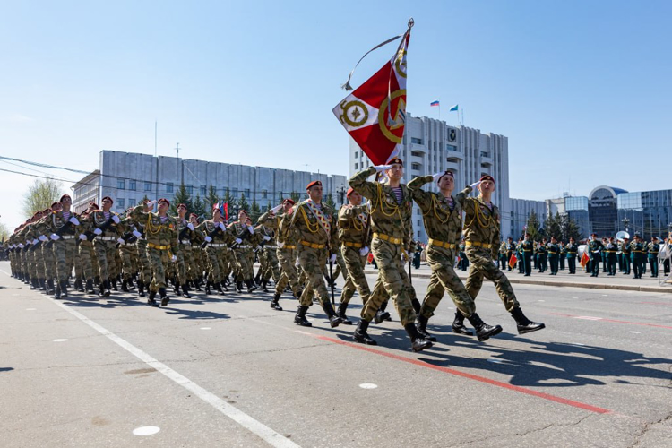Восточный округ войск национальной гвардии Российской Федерации отмечает 46 - летие со дня образования